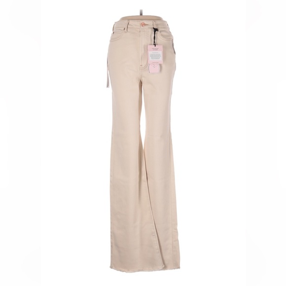 Avec Les Filles Denim - NWT Avec Les Filles cream/tan jeans